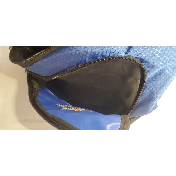 Port Authority Honeycomb Sling Crossbody Bag Blue Embroidered - Picture 7 of 9